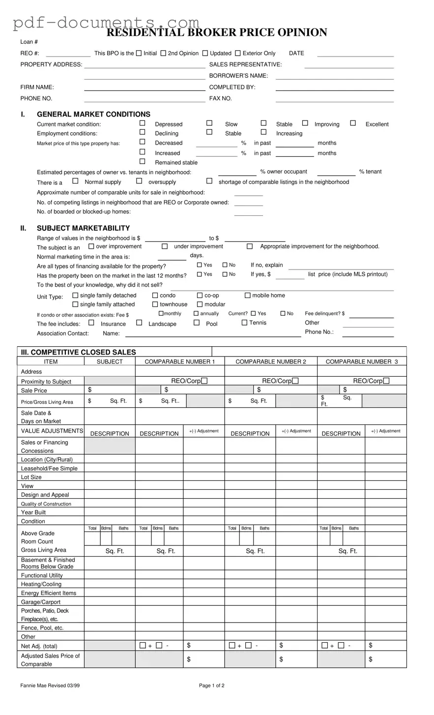 Download Broker Price Opinion Form