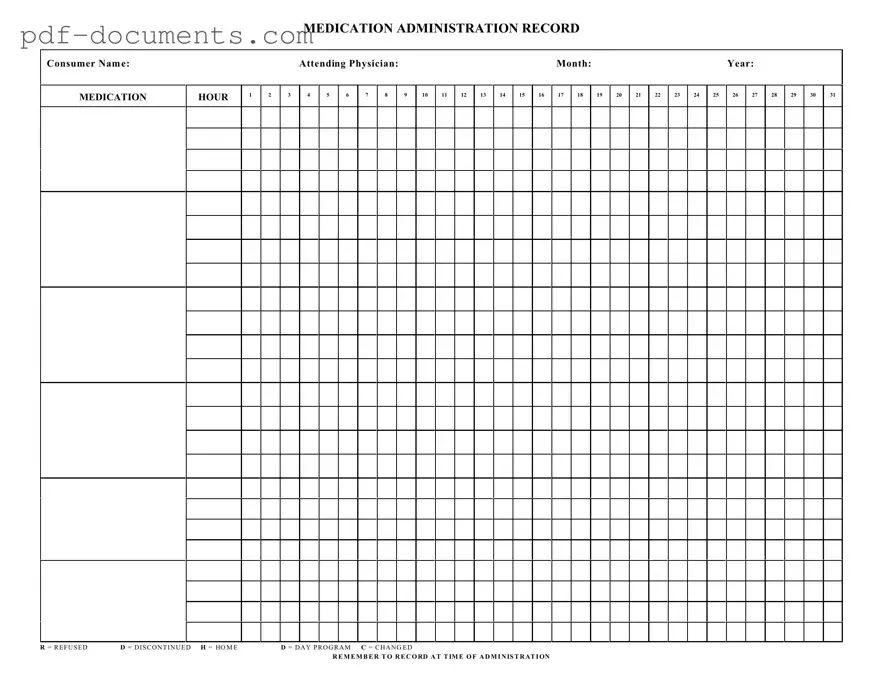 Download Medication Administration Record Sheet Form