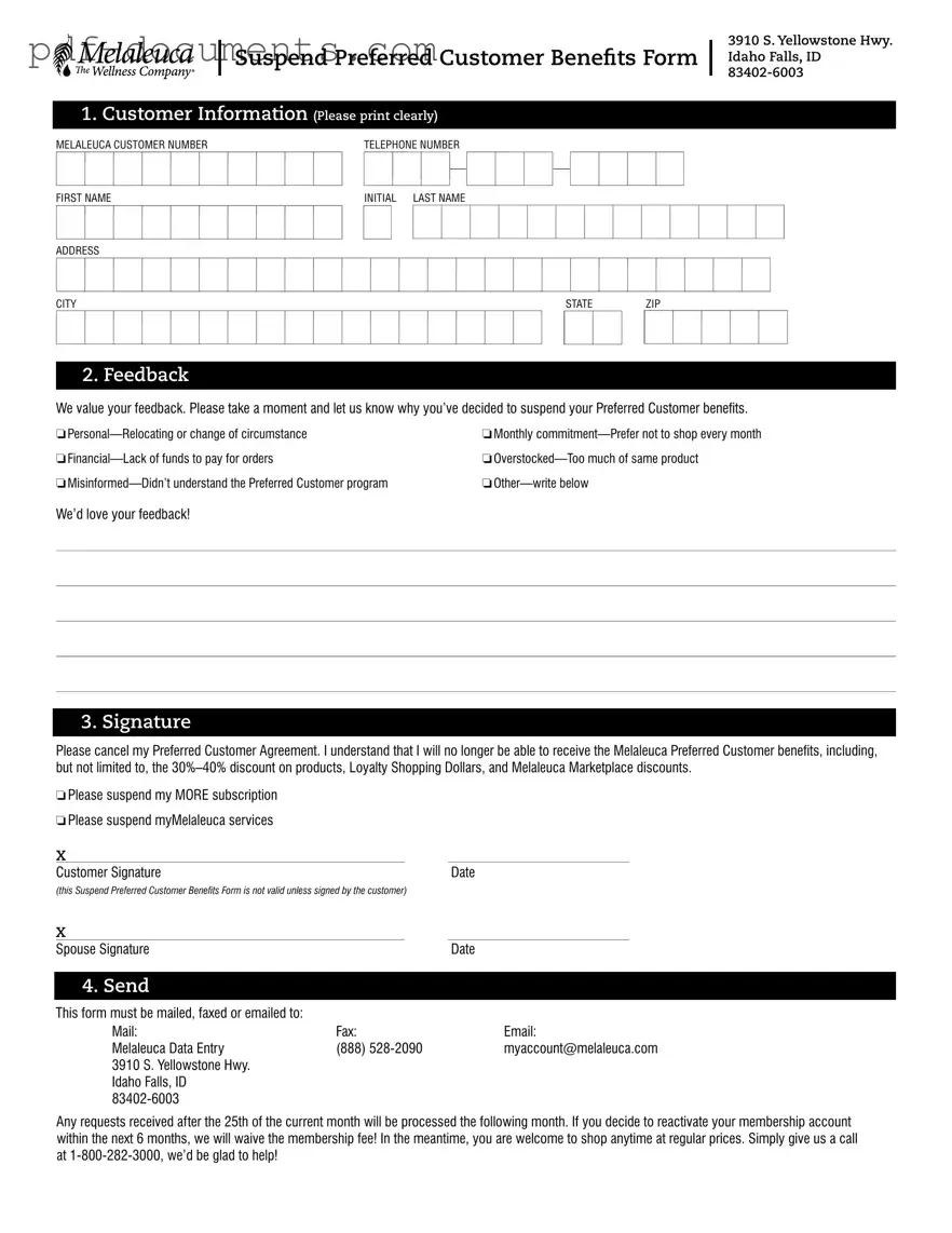 Download Melaleuca Cancellation Form