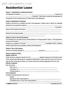 Download Lf310 Residential Lease Form
