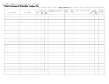 Download Stock Transfer Ledger Form
