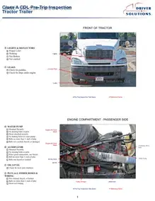 Download Pre Trip Inspection Checklist Form