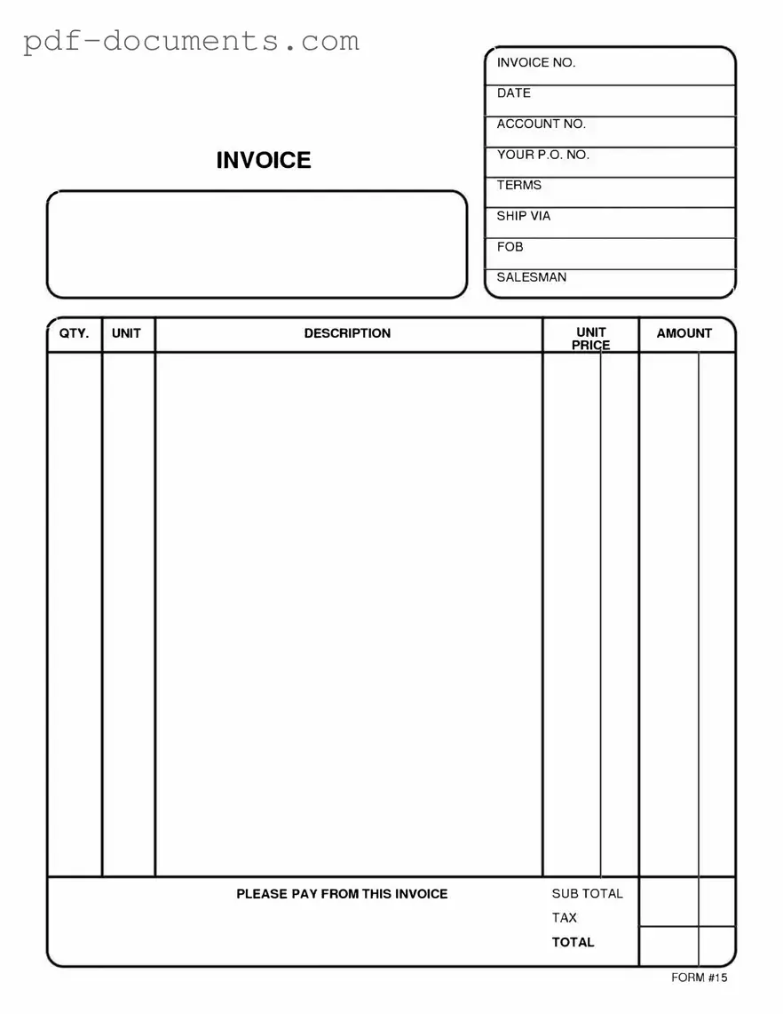 Download Free And Invoice Pdf Form